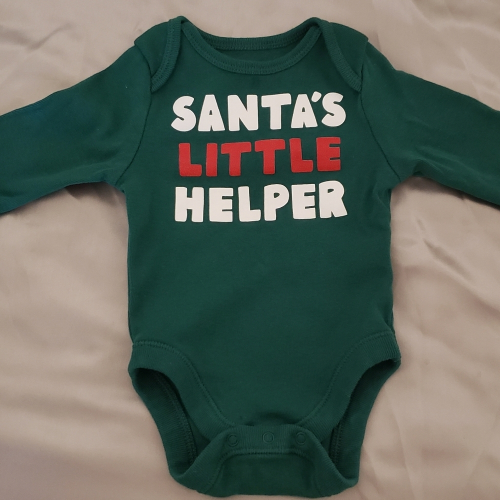 Christmas themed long sleeved Onesie - Picture 3 of 4